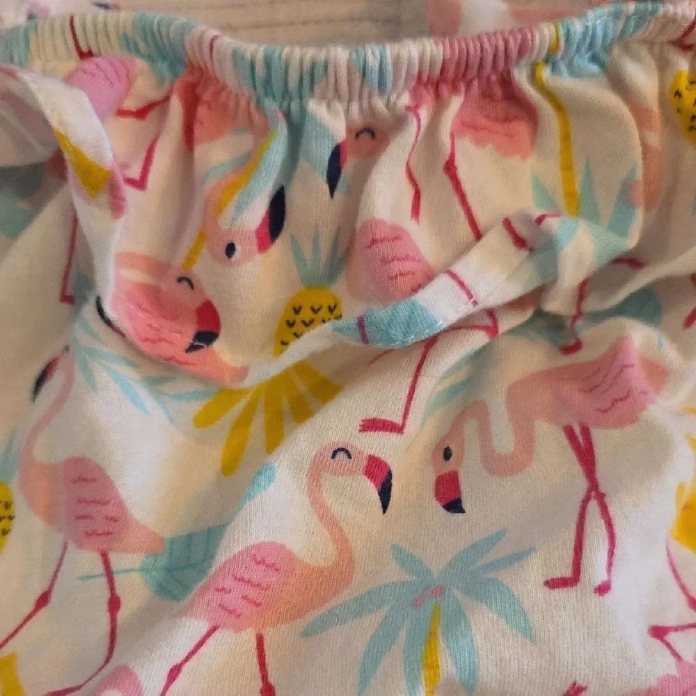 The Children's Place Pink and Yellow Ruffled Camisole - Picture 3 of 4